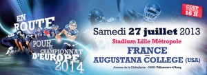 Augustana College Defeats France 20-13