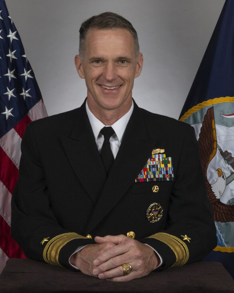 Rear Admiral William Byrne, U.S. Navy (Ret.) to assist with GIFT coin toss
